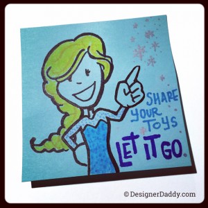 SuperLunchNotes Elsa Frozen