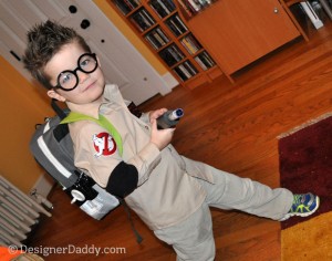 DIY Ghostbusters Halloween costume