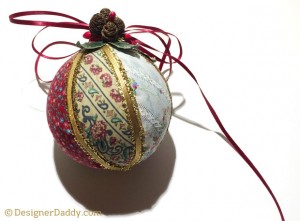 designer daddy - christmas ornament