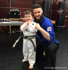 dad brag taekwondo