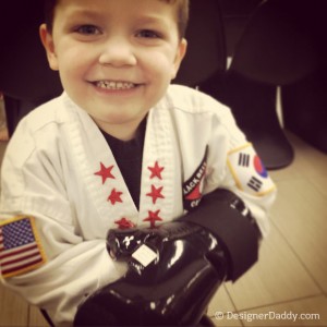 dad brag taekwondo