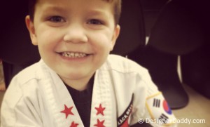 dad brag taekwondo