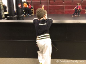 dad brag taekwondo