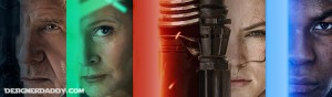 Star Wars The Force Awakens Character Posters collage