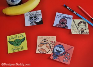 Star Wars: The Force Awakens SuperLunchNotes