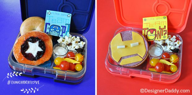 Captain America Civil War bento lunch